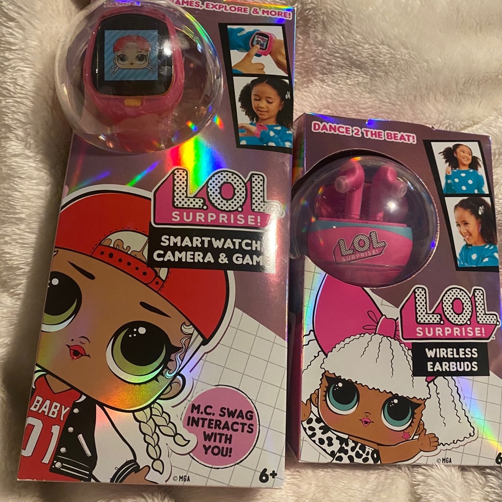 Iol Surprise Doll watch & ear buds